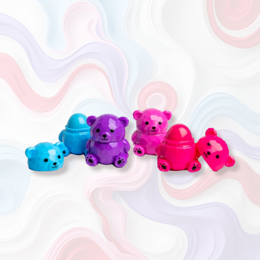 Teddy Bear Lip Balm – Balsamo Labbra Orsetto Mini + Profumazioni Golose