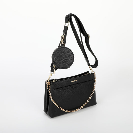 Nuit – Borsa nera con catena dorata | Mimi mua Firenze