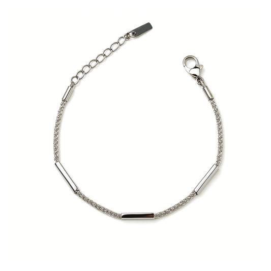 Bracciale Line Bar Glow in Acciaio Inox