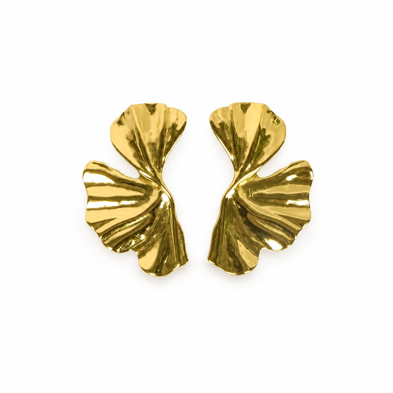Orecchini Wave Bloom – Acciaio Inox