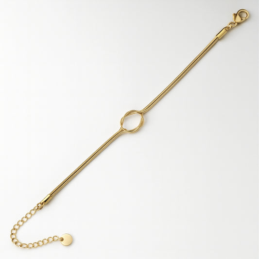 Bracciale Bond in Acciaio Inox con Nodo Centrale