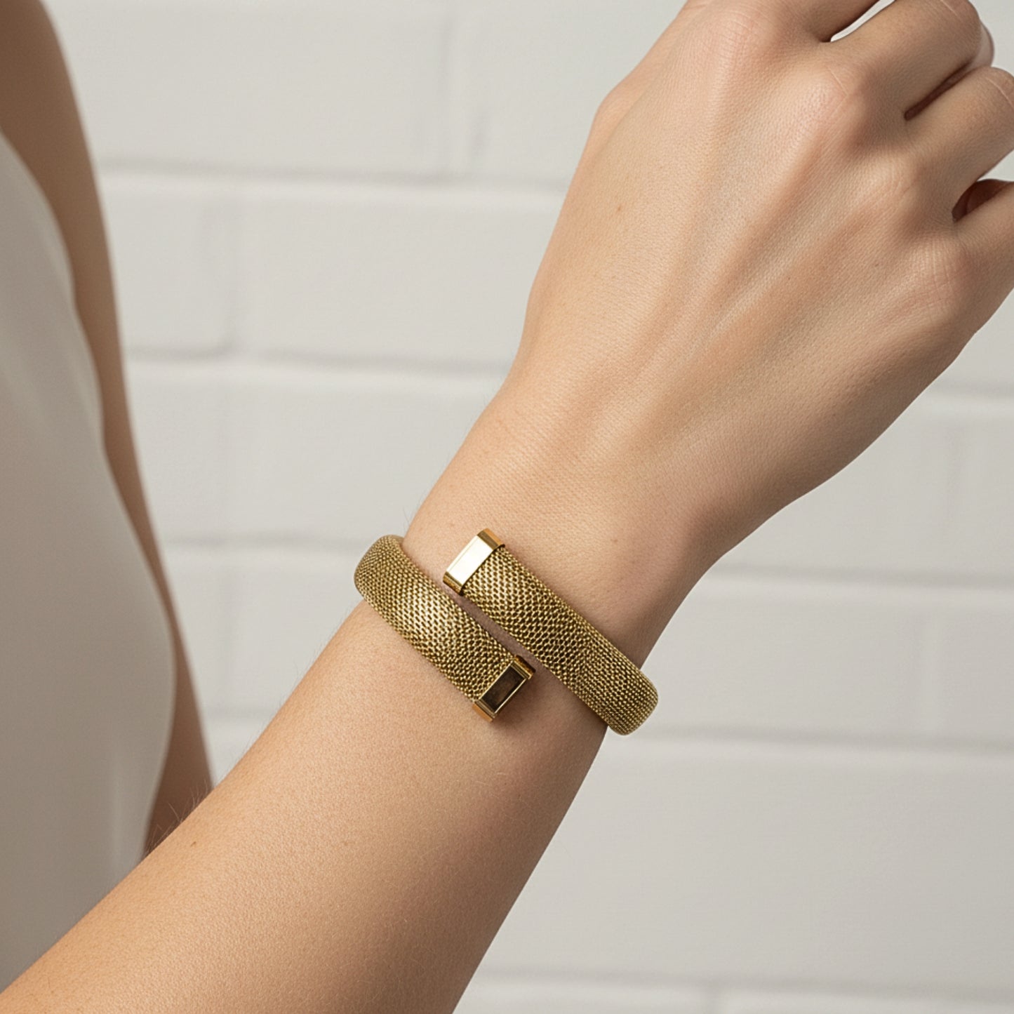 Bracciale Trama in Acciaio Inox – Maglia Mesh