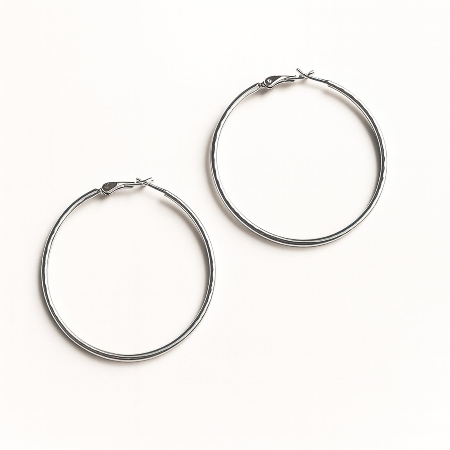 Essenza · Orecchini a cerchio in acciaio inossidabile | 25, 40, 60, 70, 80mm