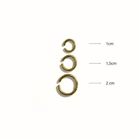 Set LINKI · 3 Ear Cuff Regolabili in Acciaio Inox