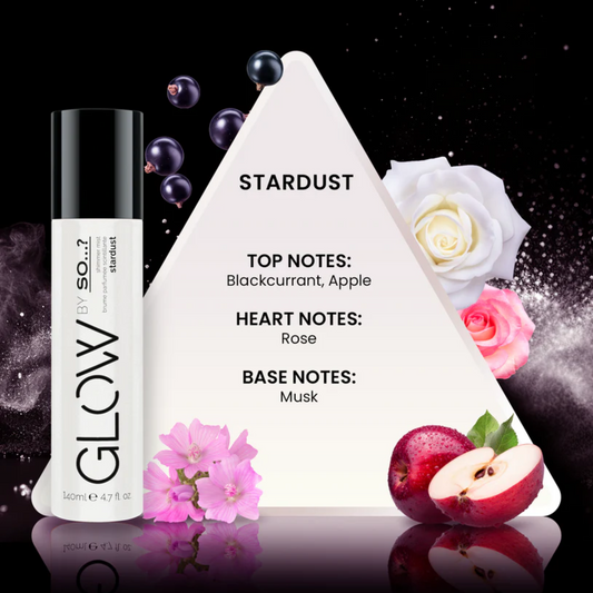 SO... ? Stardust Shimmer Mist – Spray Corpo Profumato & Luminoso (140ml)