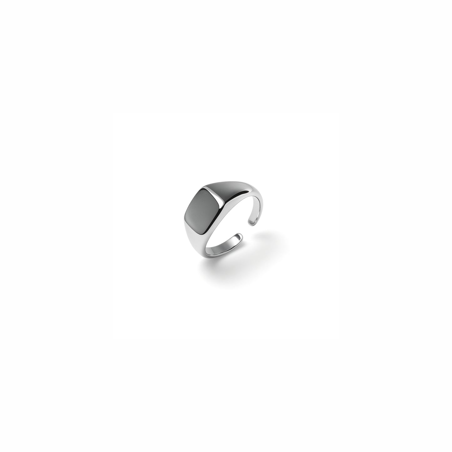 Anello BoldSquare – Regolabile in Acciaio Inox