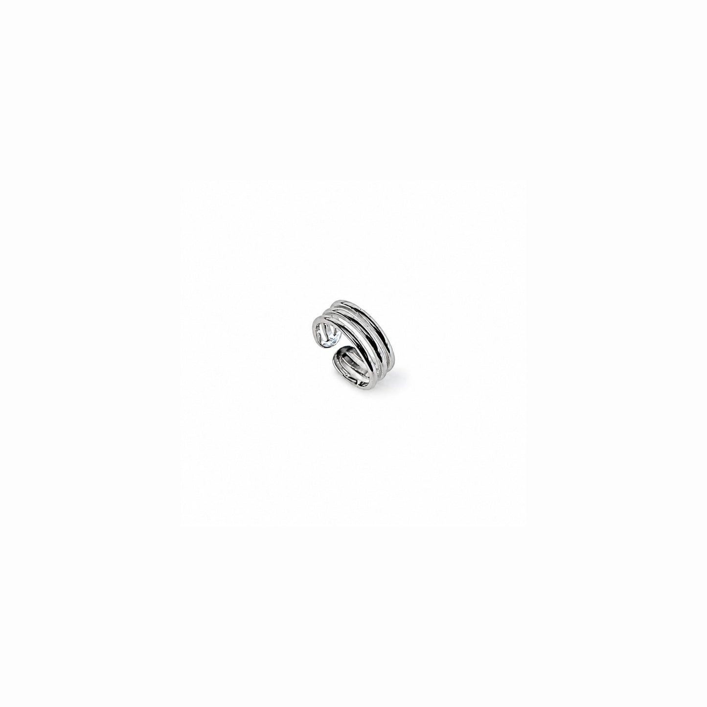 Anello regolabile Nastrina da mignolo in Acciaio Inox