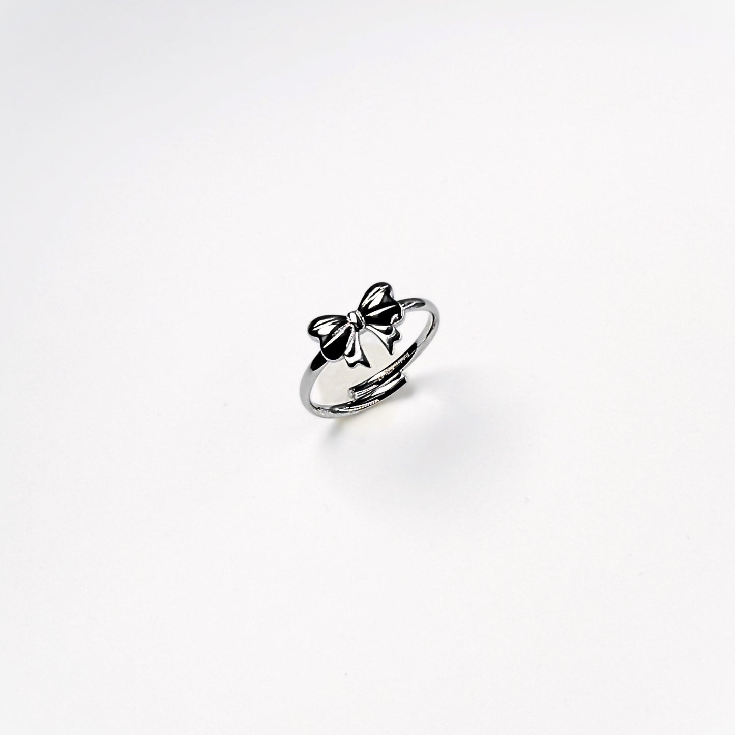 Anello Coquette Bow in Acciaio Inox – Stile Romantico