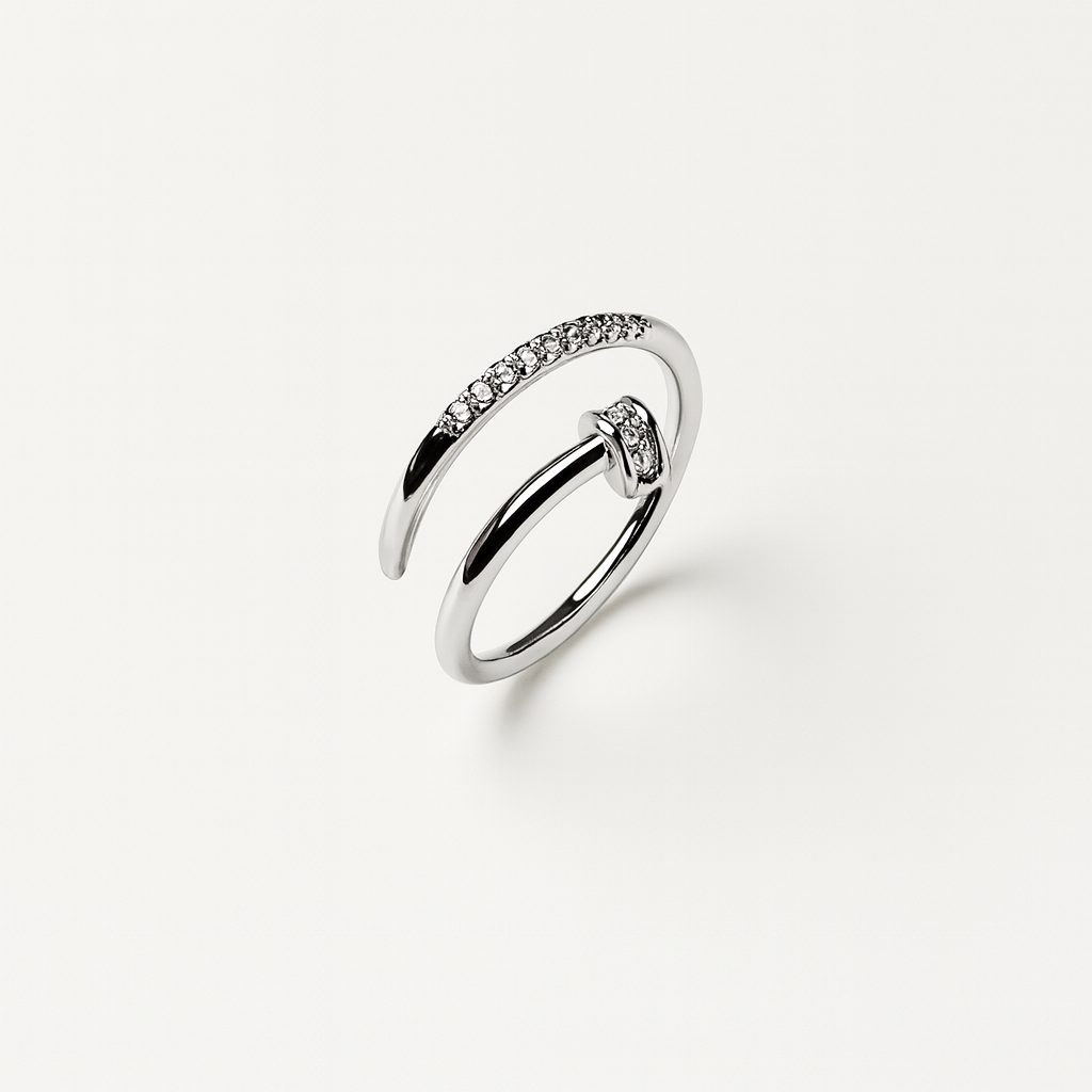 Anello Luce Clou in Acciaio Inox – Design Industriale Chic