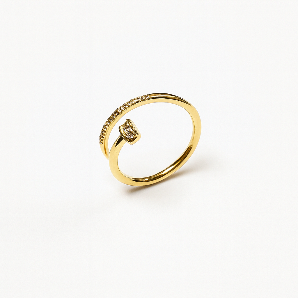 Anello Luce Clou in Acciaio Inox – Design Industriale Chic