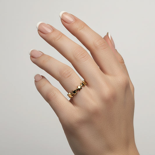 Anello Astra| Regolabile in Acciaio Inox