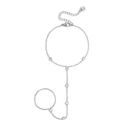 Lieve — Baciamano in Acciaio Inox con Punti Luce