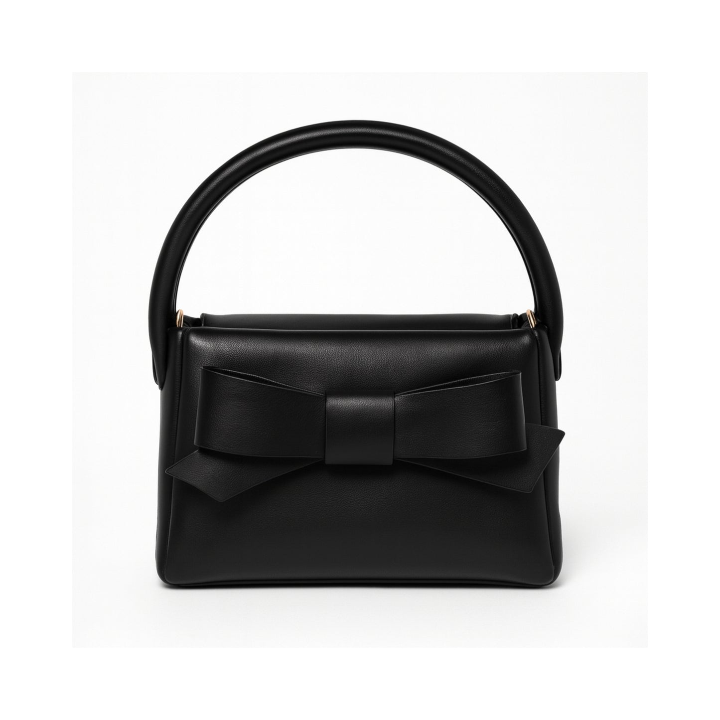 Fiocca – Borsa con fiocco e tracolla removibile in catena dorata