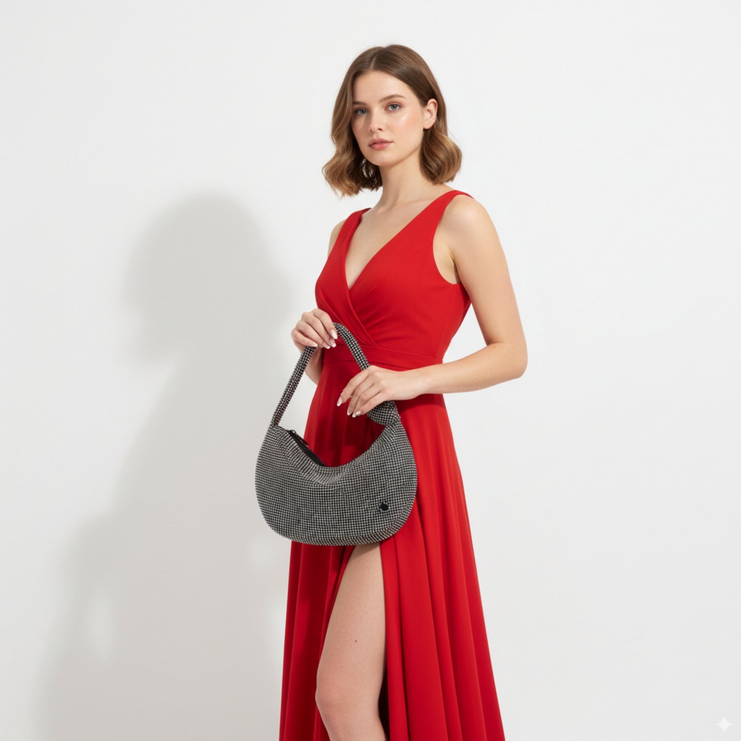 Voltage – Borsa hobo con strass | Mimi Mua Firenze