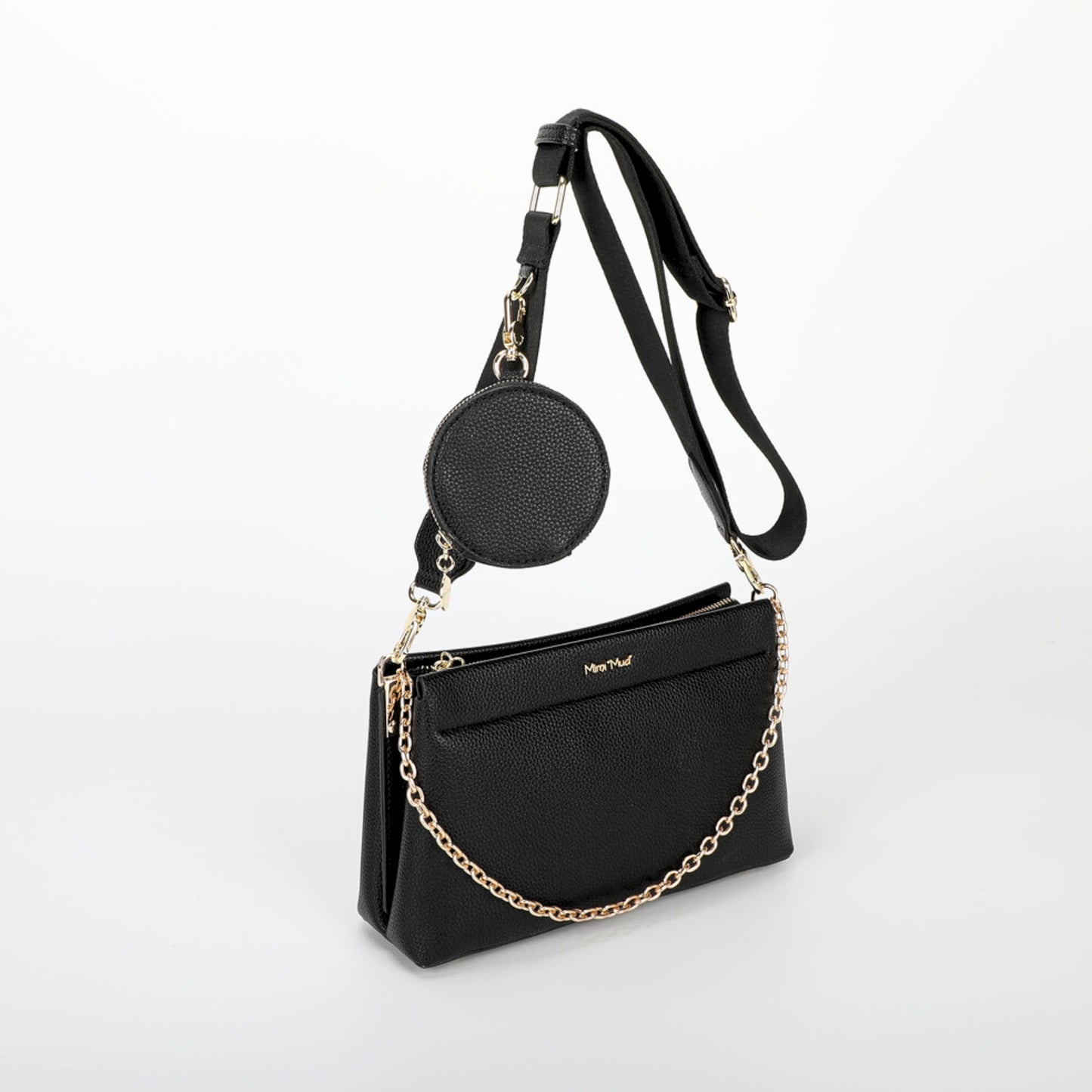 Nuit – Borsa nera con catena dorata | Mimi mua Firenze