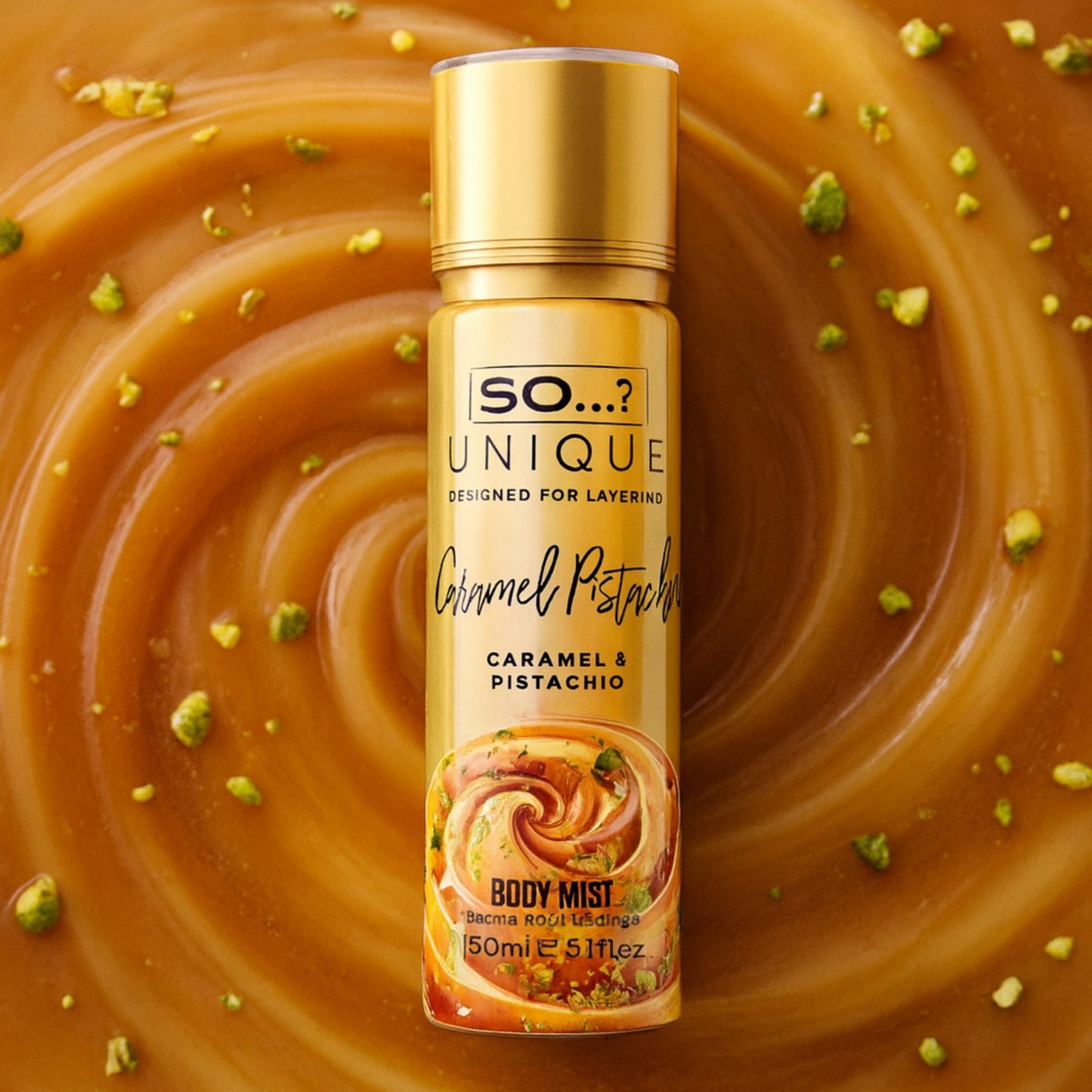 So…? Unique Caramel & Pistacchio  – Acqua profumata gourmand 150 ml