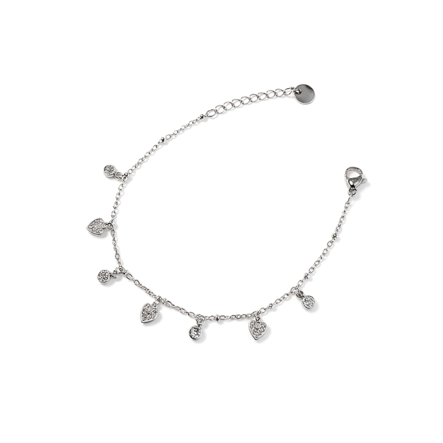 Bracciale Luce di Cuore in Acciaio Inox