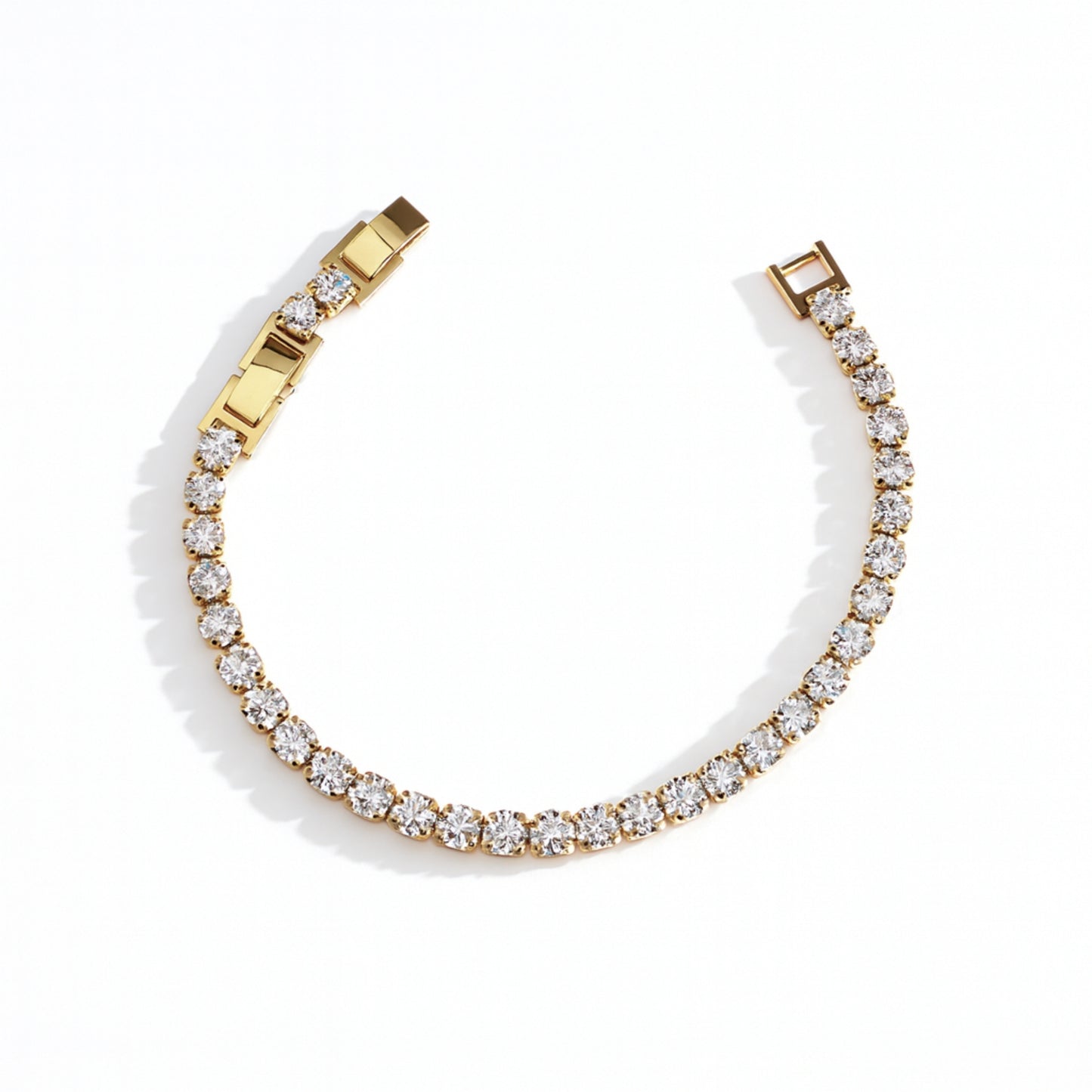 Bracciale Big Glow Tennis in Acciaio Inox