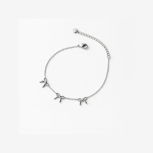 Bracciale Bowline in Acciaio Inox con Fiocchi