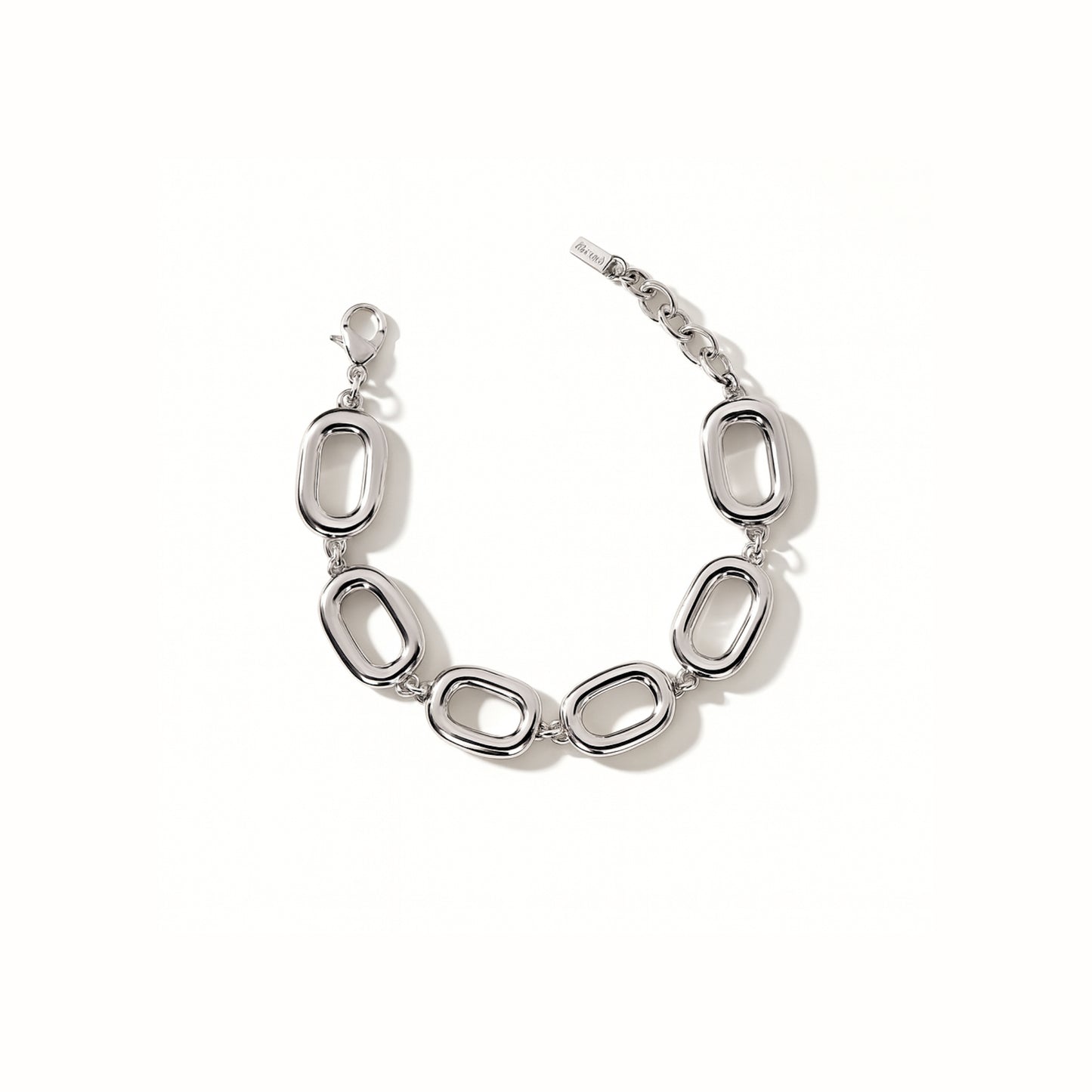 Bracciale Frame in Acciaio Inox – Design ovale Bold