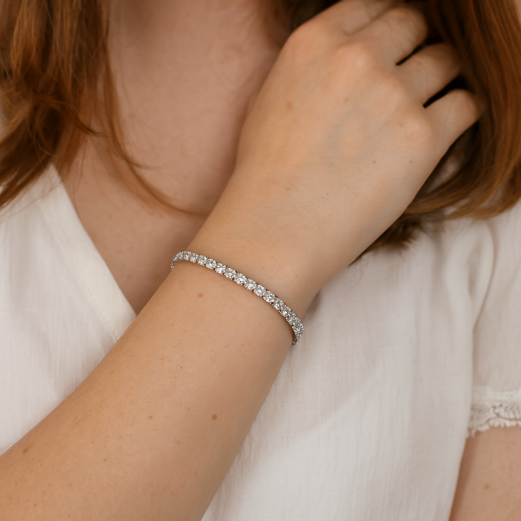 Bracciale Ténnis Classic Medium in Acciaio Inox | 3mm