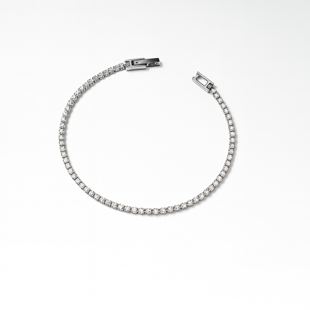 Bracciale Ténnis Classic Slim in Acciaio Inox | 2mm