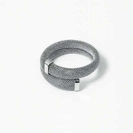 Bracciale Trama in Acciaio Inox – Maglia Mesh