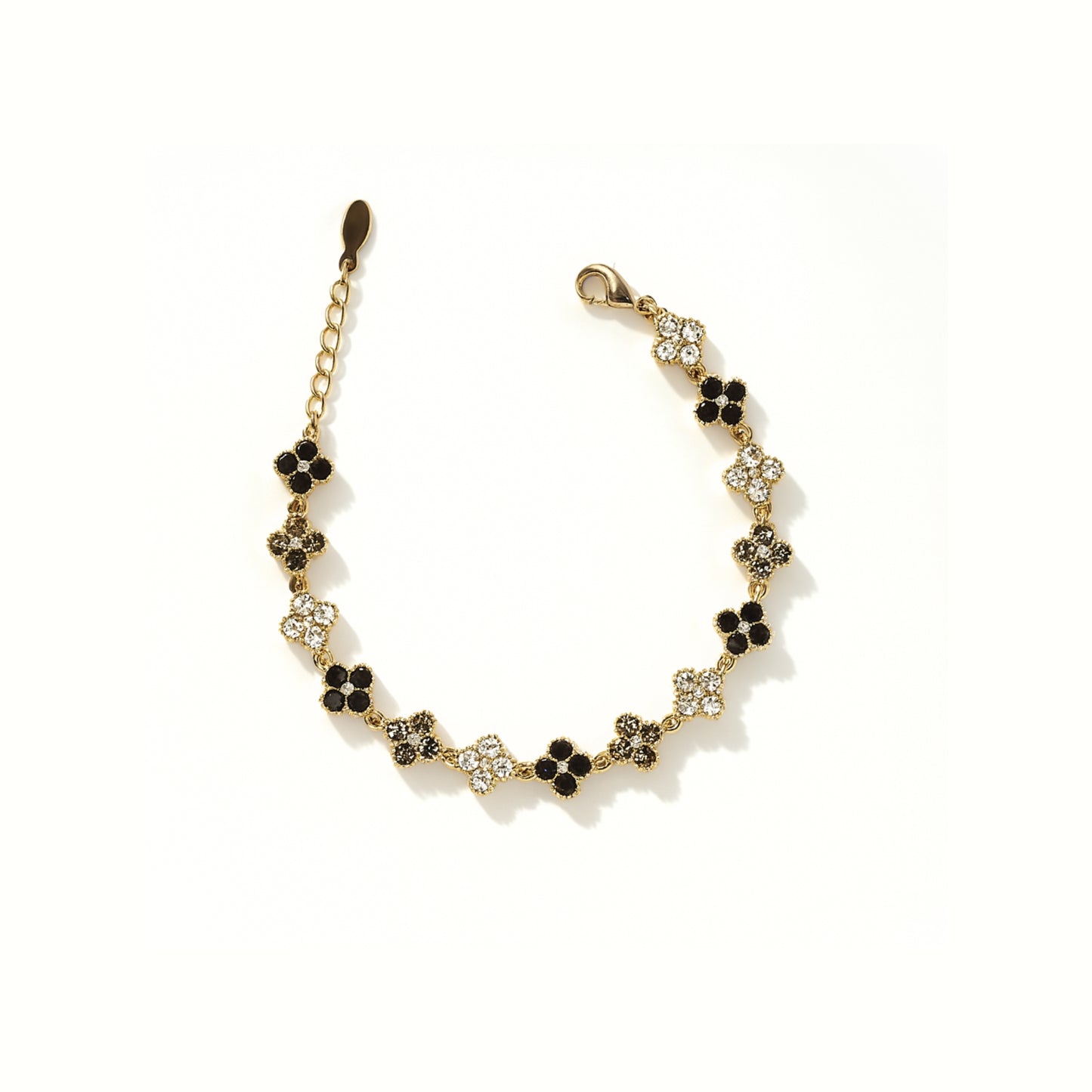 Bracciale Noir Bloom Petal in Acciaio Inox