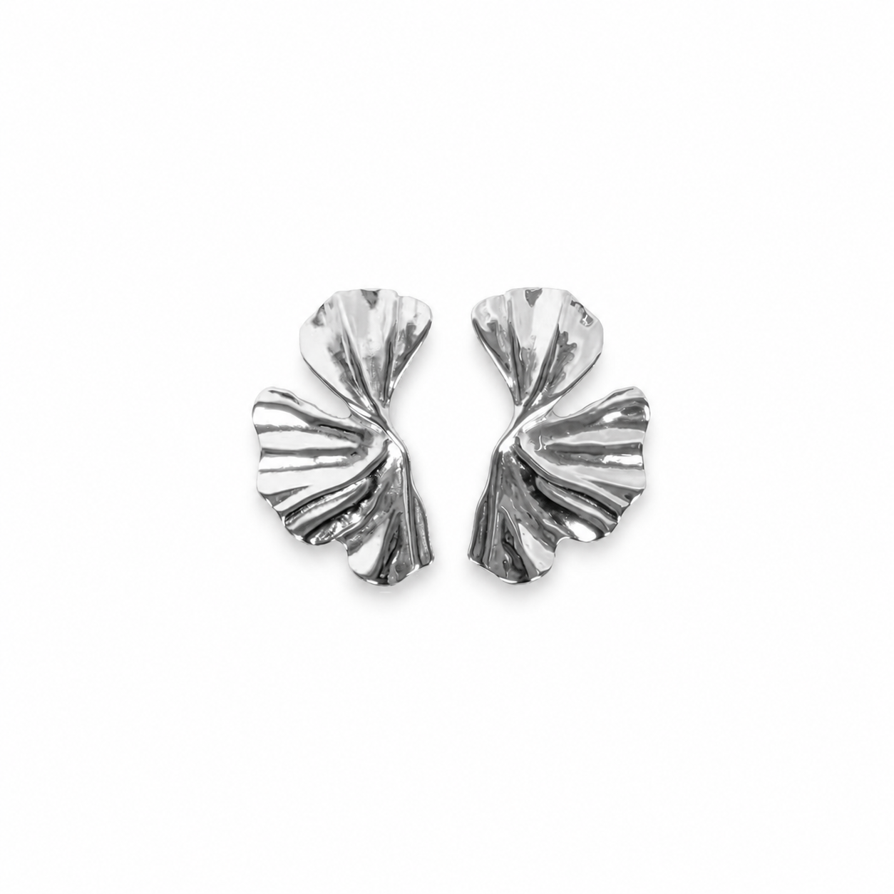 Orecchini Wave Bloom – Acciaio Inox