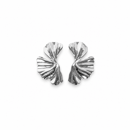 Orecchini Wave Bloom – Acciaio Inox