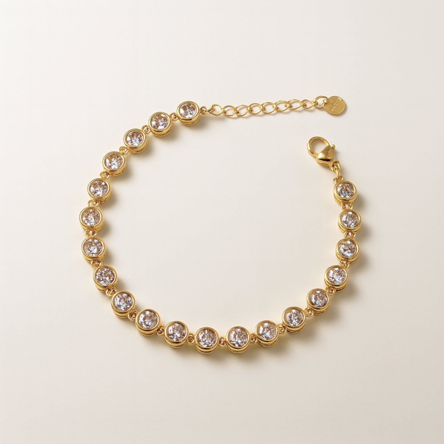 Bracciale Swaretto in Acciaio Inox con Zirconi Brillanti