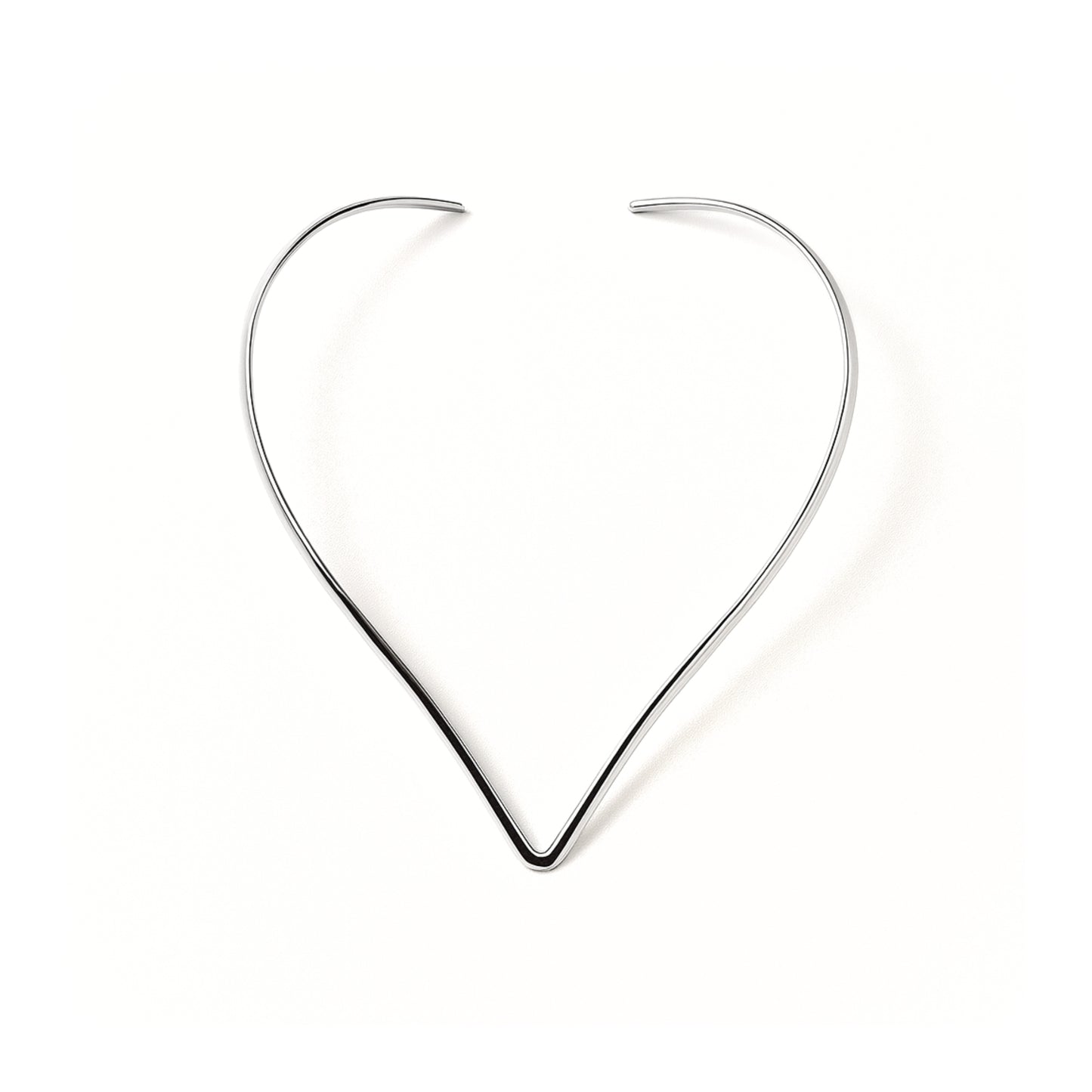 Choker Heartline Inox – Design in Acciaio Inossidabile