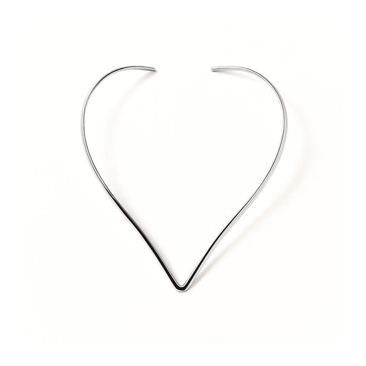 Choker Heartline Inox – Design in Acciaio Inossidabile