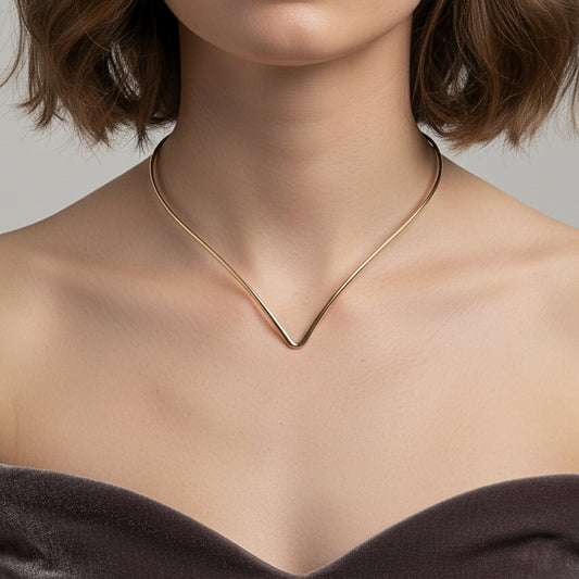 Choker Heartline Inox – Design in Acciaio Inossidabile