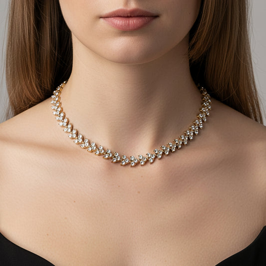 Choker Leafy Vine – Eleganza in Acciaio Inox