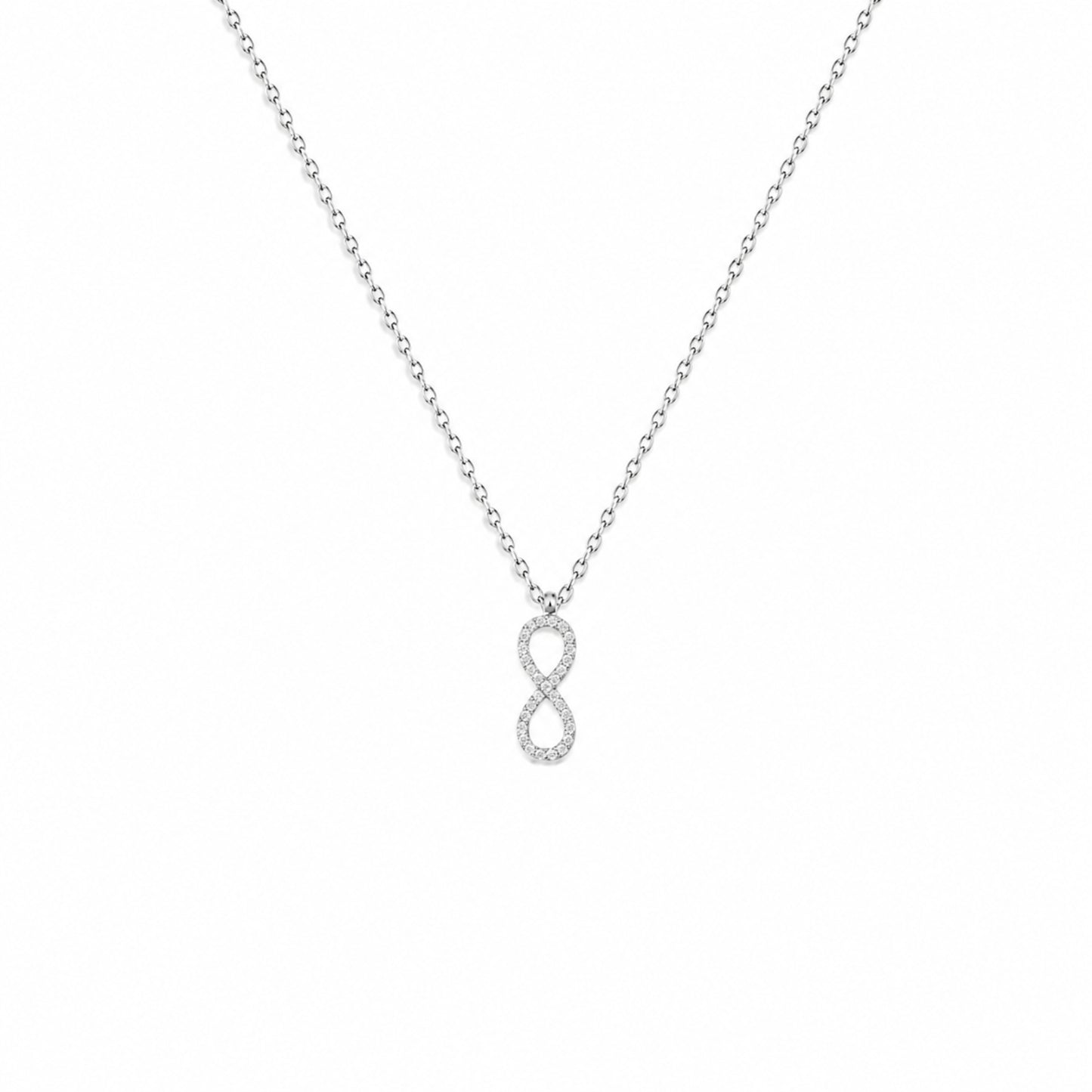 Sempre — Collana Infinito in Acciaio Inox