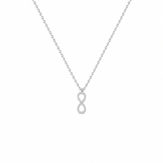 Sempre — Collana Infinito in Acciaio Inox