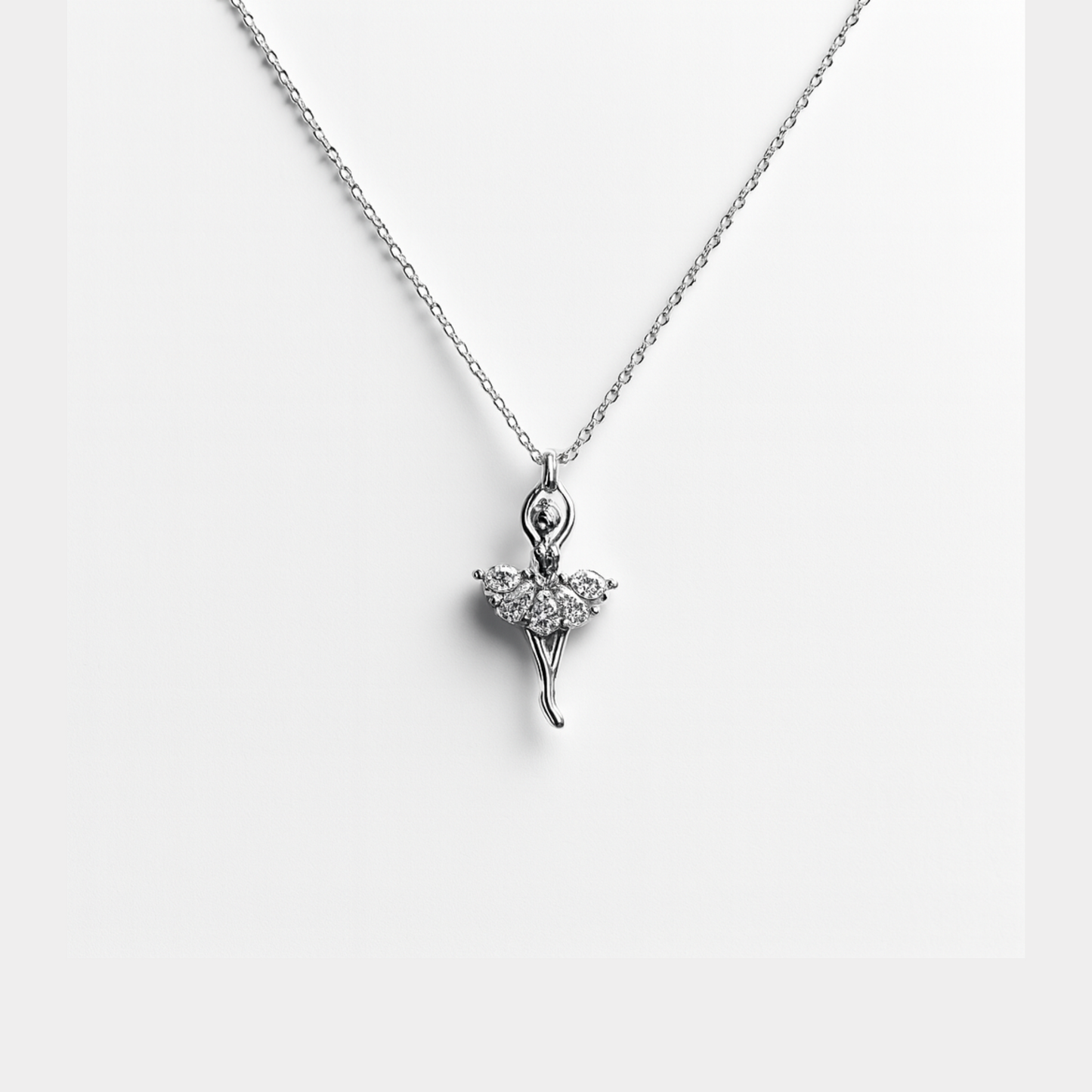 Collana in Acciaio Inox Argento – Danseuse