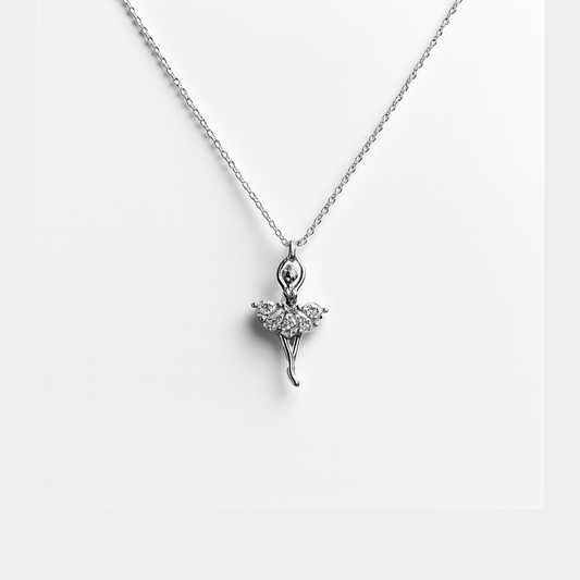 Collana in Acciaio Inox Argento – Danseuse