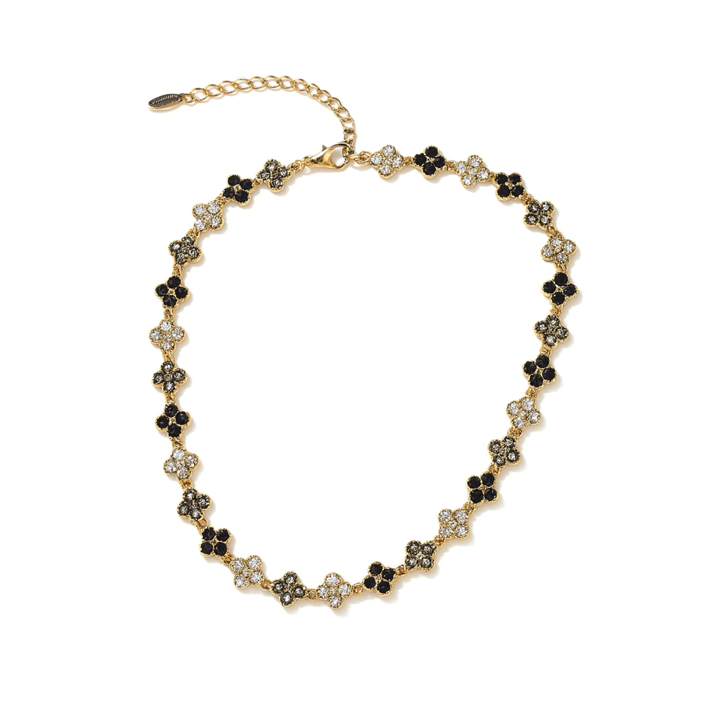 Collana Noir Bloom Petal in Acciaio Inox | Elegante e Trendy