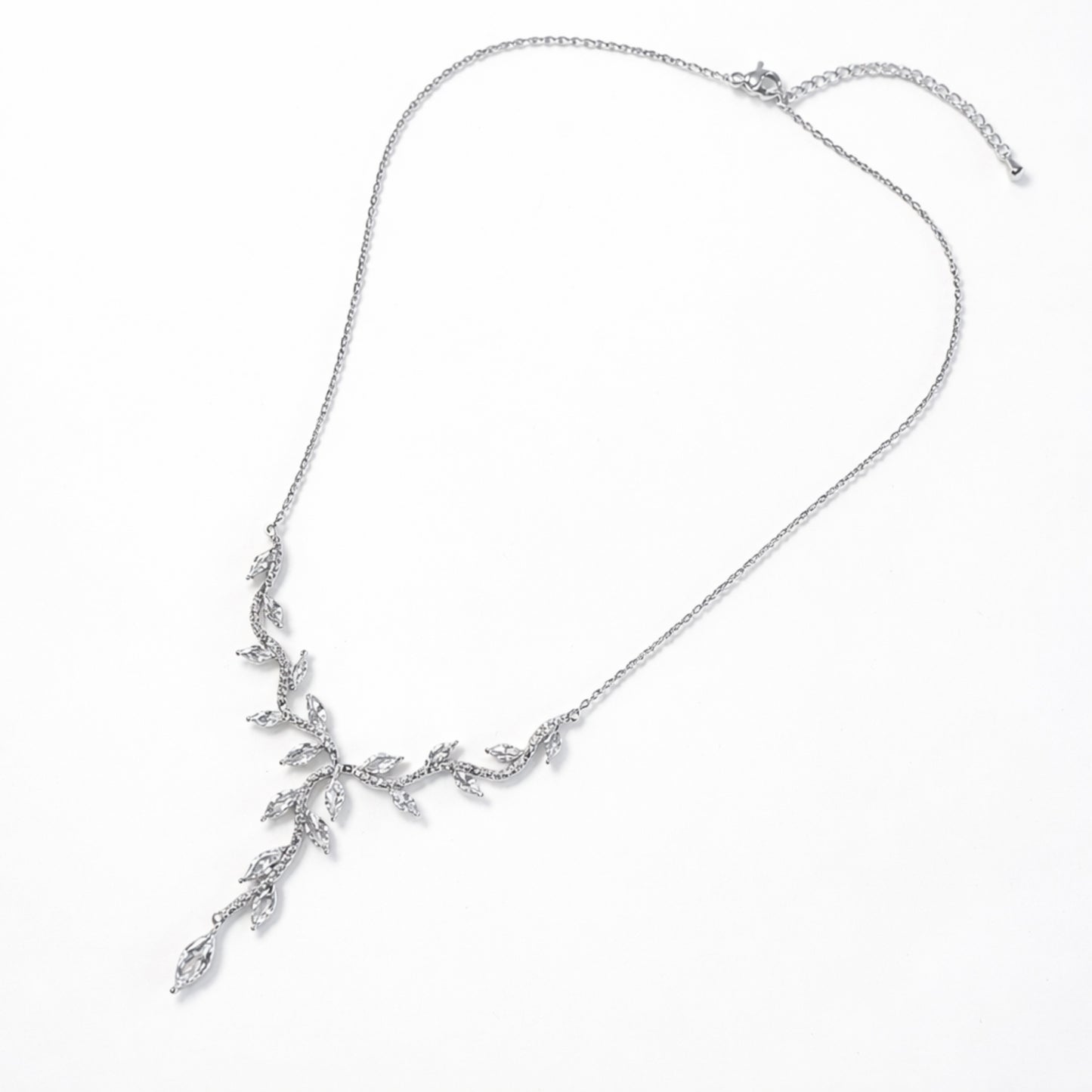 Collana Vita Lume con Foglie in Zirconia