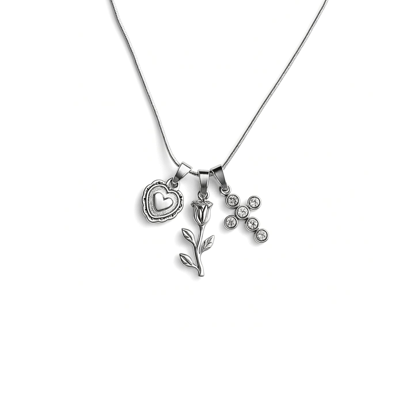 Collana in Acciaio Inox – Aura Tripla