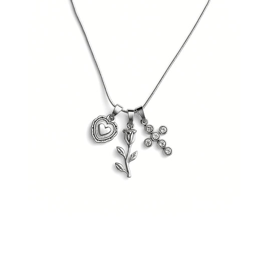 Collana in Acciaio Inox – Aura Tripla