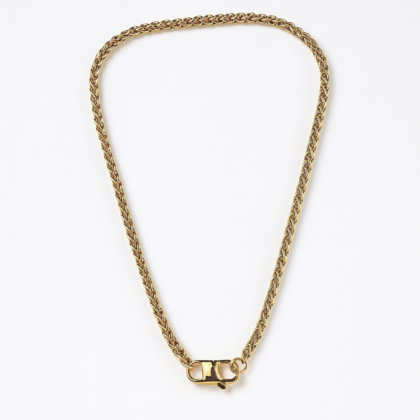 Collana Lock Me in Acciaio Inox – Catena Bold con Moschettone