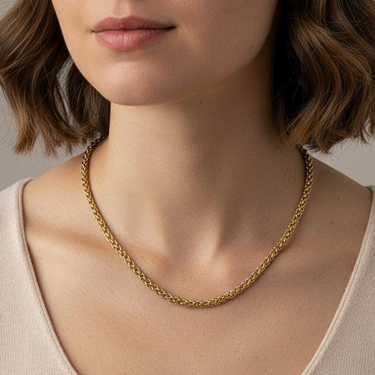 Collana Loomi in Acciaio Inox – Intreccio Trendy