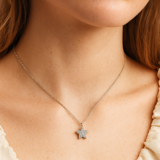 Collana in Acciaio Inox – Polvere di Stelle