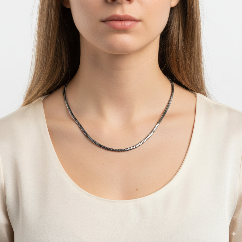 Collana in Acciaio Inox – Linea Pura
