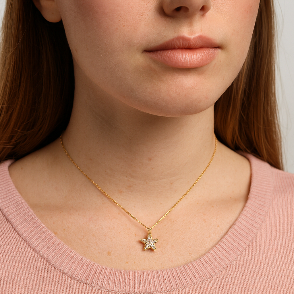 Collana in Acciaio Inox – Polvere di Stelle