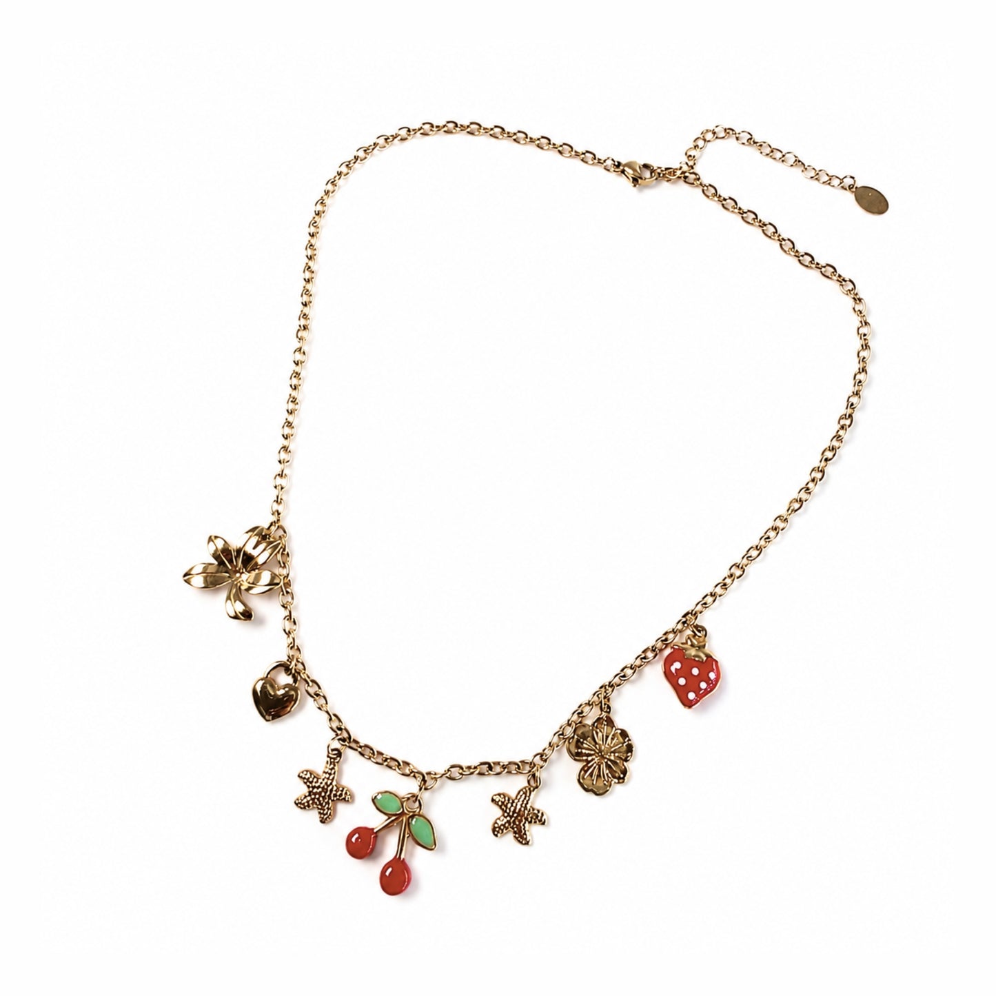 Riviera Pop — Collana Charms in Acciaio Inox