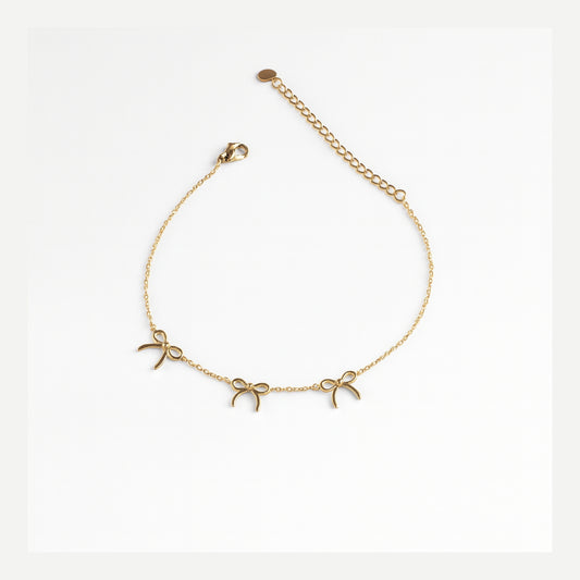 Bracciale Bowline in Acciaio Inox con Fiocchi